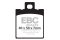 EBC Blackstuff Kevlar-Aramid fékbetét(FD012)