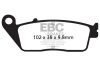 EBC Blackstuff Kevlar-Aramid fékbetét (FD140)