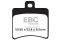 EBC Blackstuff Kevlar-Aramid fékbetét (FD228)