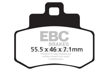 EBC Blackstuff Kevlar-Aramid fékbetét (FD276)