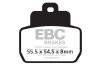 EBC Blackstuff Kevlar-Aramid fékbetét (FD343)