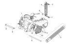   Original Parts berugó dekni műanyag burkolat cső (Aprilia SR - Piaggio)